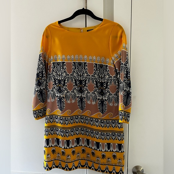 Yellow J. Crew Factory Mini Shift Dress - Picture 1 of 3